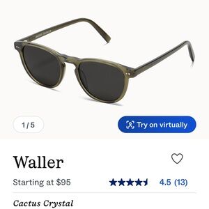 Warby Parker Sunglasses (Waller)